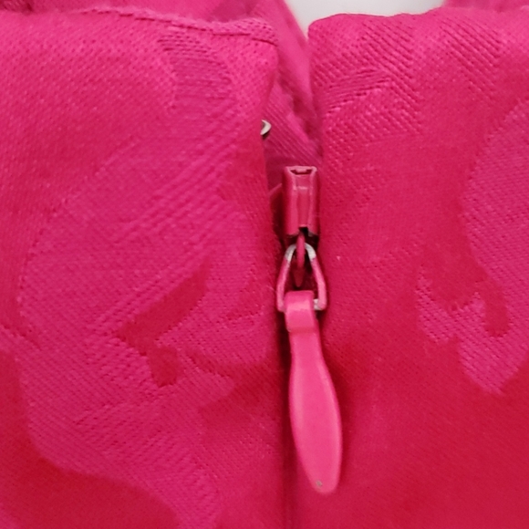 Le Château Bright Pink Sheath Dress – Shiny Cocktail Party - Picture 7 of 9